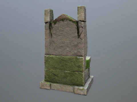 Stone Throne 3D Model