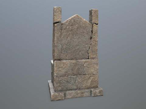 Stone Throne 3D Model