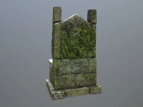 Stone Throne 3D Model