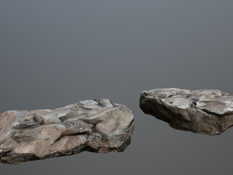 Desert cliff rocks Modelo 3D