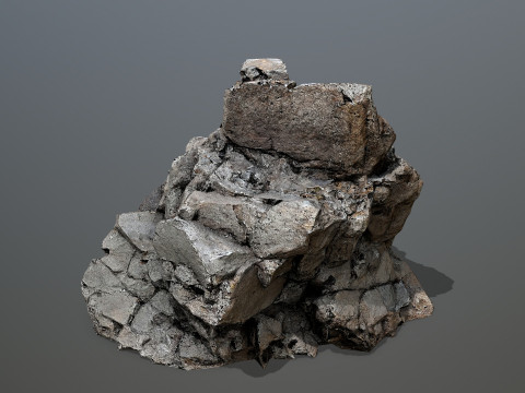 Desert cliff rocks Modelo 3D