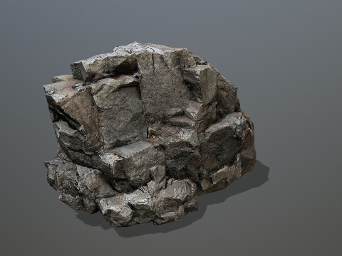 Desert cliff rocks Modelo 3D