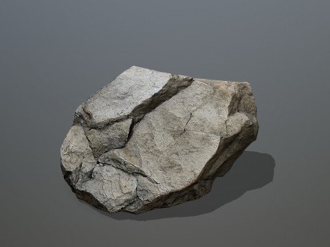 Desert cliff rocks Modelo 3D