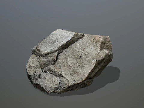 Desert cliff rocks 3D Model