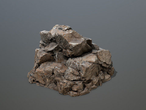 Desert cliff rocks Modelo 3D