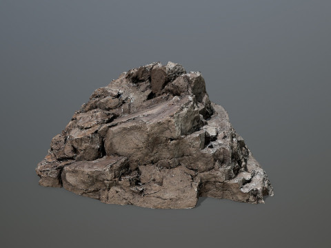 Desert cliff rocks Modelo 3D