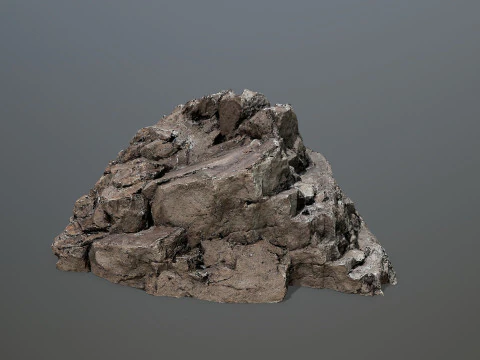 Desert cliff rocks 3D Model