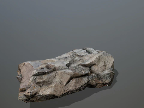 Desert cliff rocks 3D Model