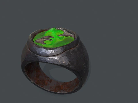 Skull Ring 3D Model