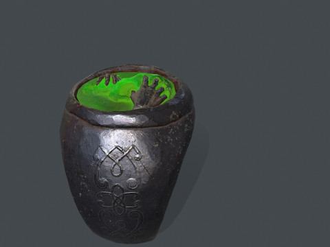 Skull Ring Model 3D