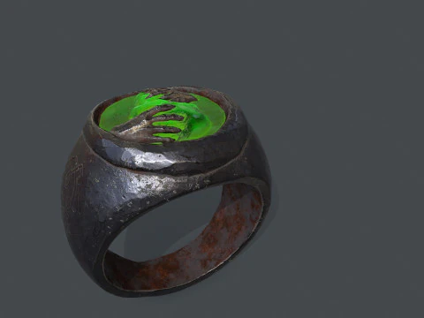 Skull Ring 3D Model