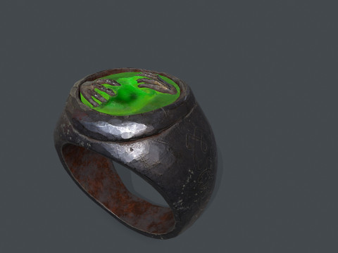 Skull Ring Model 3D