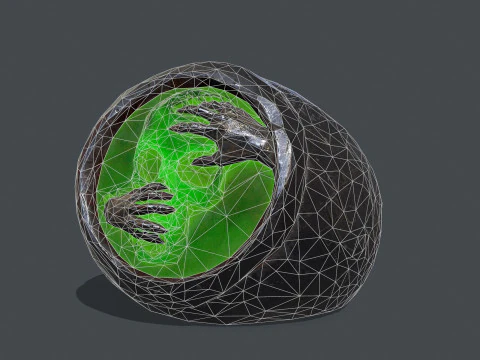 Skull Ring 3D Model