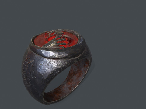 Skull Ring 3D Model