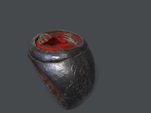 Skull Ring 3D Model