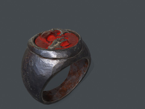 Skull Ring 3D Model