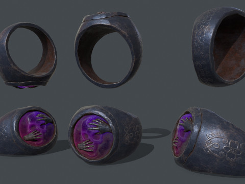 Skull Ring Modelo 3D