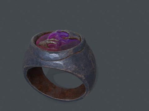 Skull Ring Modelo 3D