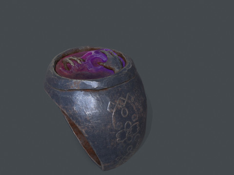Skull Ring Modelo 3D