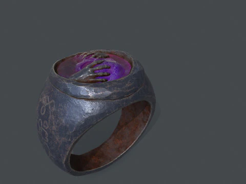 Skull Ring 3D Model