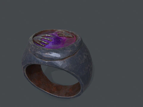 Skull Ring 3D Model