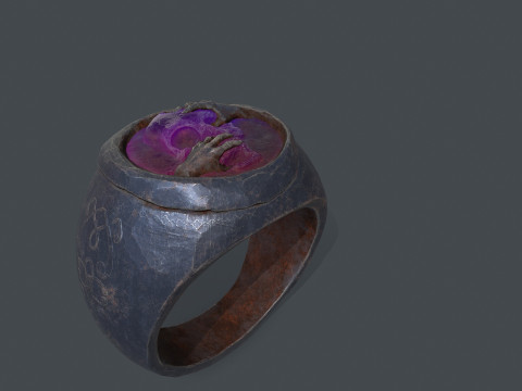 Skull Ring Modelo 3D