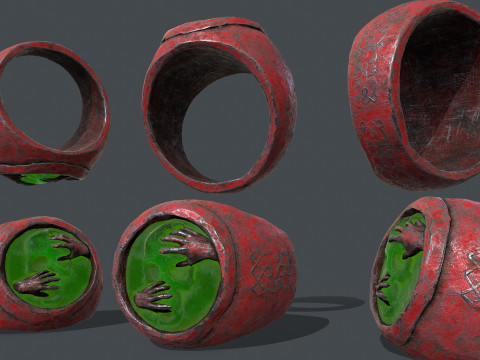 Skull Ring 3D-Modell