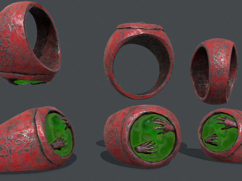 Skull Ring 3D Model