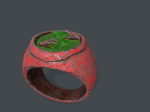 Skull Ring 3D-Modell