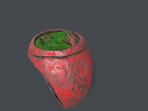 Skull Ring 3D-Modell