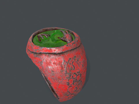 Skull Ring 3D Model