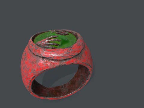 Skull Ring 3D Model