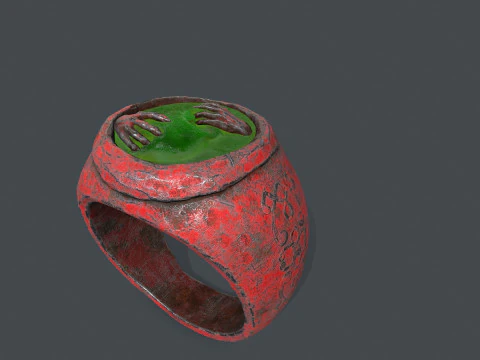 Skull Ring 3D Model
