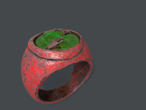 Skull Ring 3D Model