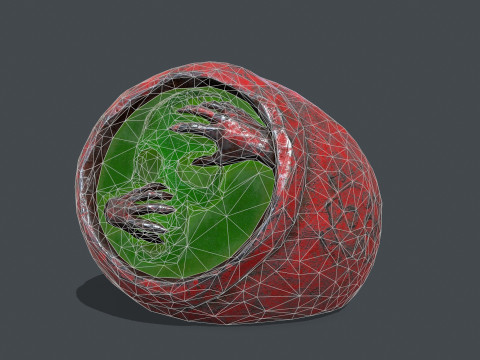 Skull Ring 3D-Modell