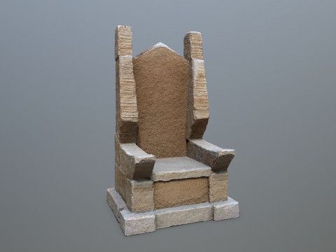 Stone Throne Modelo 3D