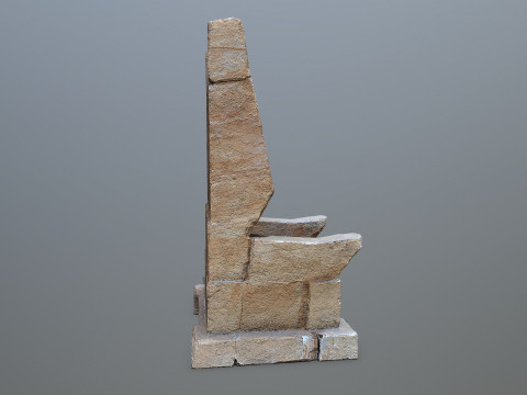 Stone Throne Modelo 3D