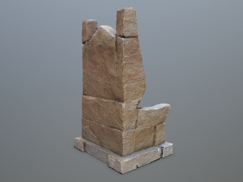 Stone Throne Modelo 3D