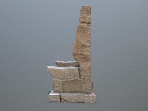 Stone Throne Modelo 3D