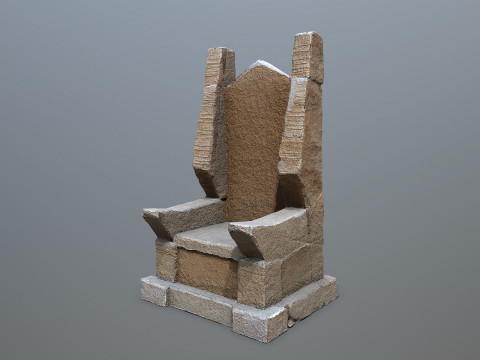 Stone Throne Modelo 3D