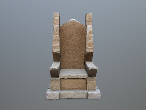Stone Throne Modelo 3D