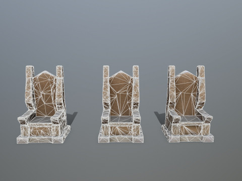 Stone Throne Modelo 3D