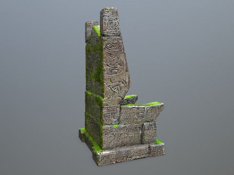 Stone Throne 3D-Modell