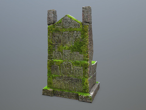 Stone Throne 3D-Modell