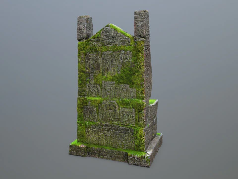 Stone Throne 3D Model