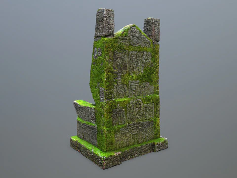 Stone Throne 3D Model
