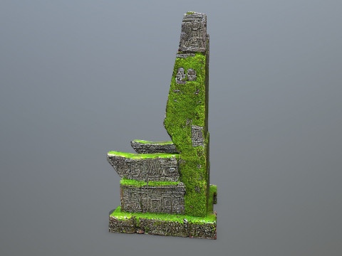 Stone Throne 3D-Modell