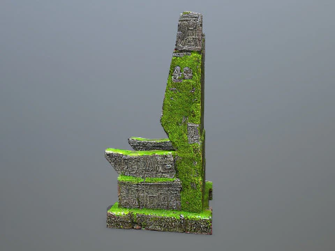 Stone Throne 3D Model
