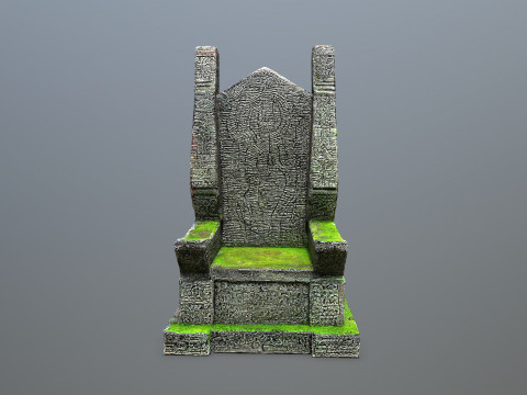Stone Throne 3D-Modell