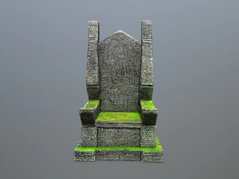 Stone Throne 3D Model